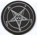 PATCH: Black Baphomet pentagram