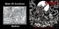 EXCRUCIATE 666 / DAWN OF CRUCIFIXION: Obscene Perversion in Genocide / Goat Ass