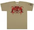 HORNA: Red Logo TS Khaki XL-Size